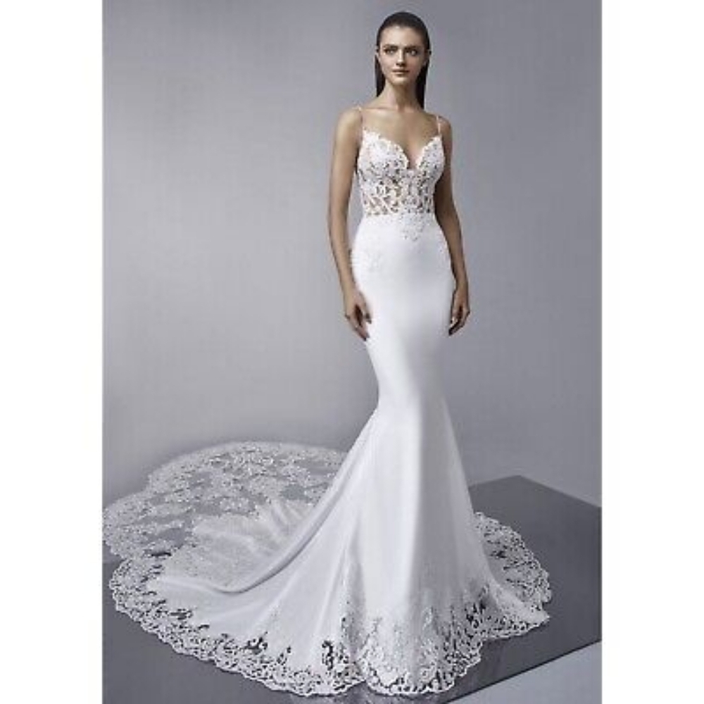 Mermaid  McKinley Wedding Gown Size UK 12 (typical size US8) Enzoani